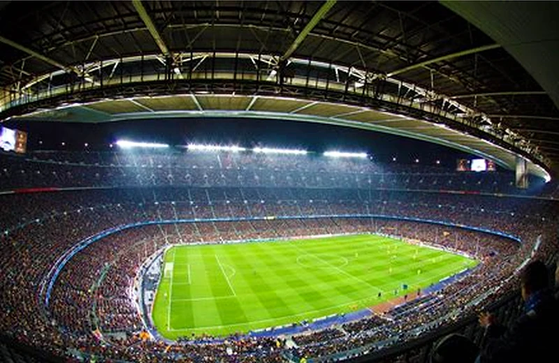 Football match schedule at stadium